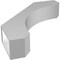 Ekena Millwork 6-in. W x 30-in. D x 36-in. H Legacy Architectural Grade PVC Knee Brace BRCP06X30X36LEC - alternate 2